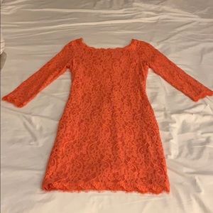DVF lace dress